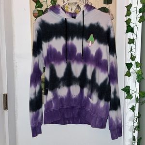Psychedelic tie-dye hoodie